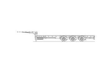 Semitrailer. Type of юмба (Jumbo)