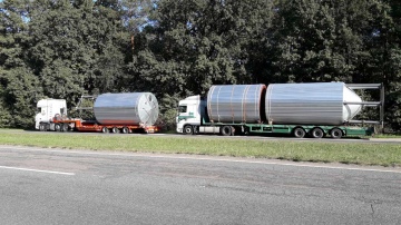 Перевезення ємностей по маршруту: Україна - Данія