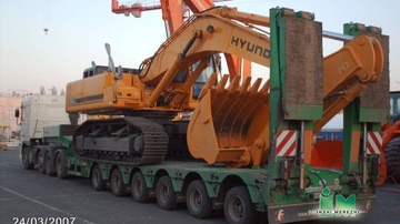 Transporting oversized and extra-heavy loads