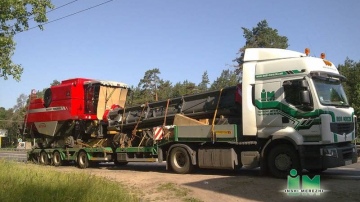 Transporting agricultural equipment