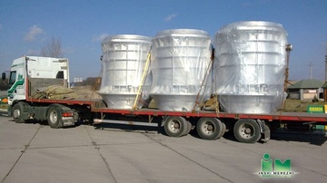 Semitrailer Jumbo h=a 0.9 m (with the step of 0.6 м)